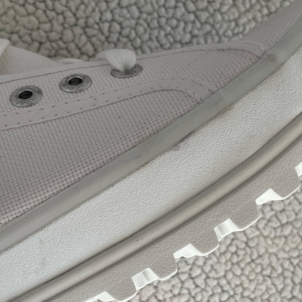 Superga Nib Alpina White Unisex Canvas Lug Platform Sneaker — image 5 of 8